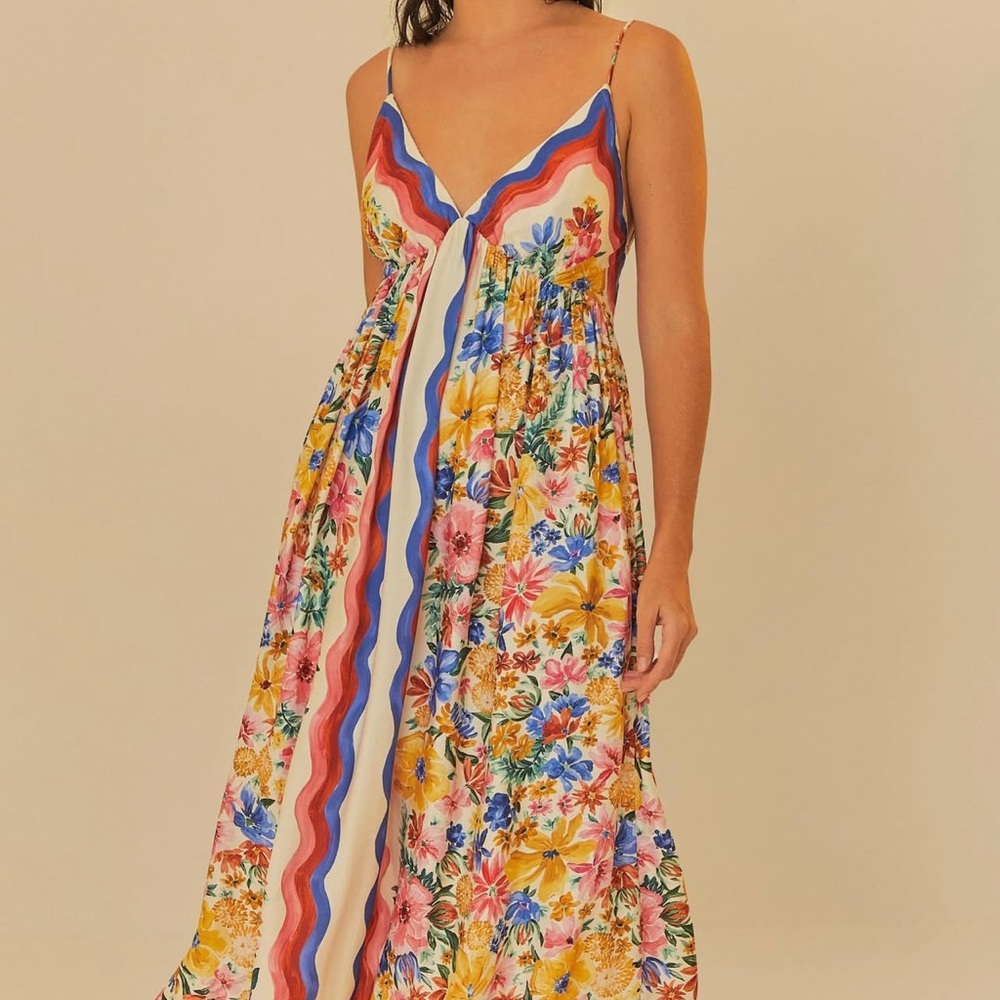 Floral Multicolor Maxi Dress